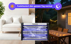 UV Mosquito Killer Lamp, Electric Insect Trap ,Quiet & Energy Saving, Wall Mount or Stand, Covers 10-150m² for Indoor O