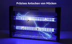 UV Mosquito Killer Lamp, Electric Insect Trap ,Quiet & Energy Saving, Wall Mount or Stand, Covers 10-150m² for Indoor O
