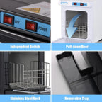5L UV Hot Towel Warmer Cabinet 150W Hot Bath Towel Warmer with Aluminum Chamber Fast Heating for Facial Spa Hair Beauty Salon