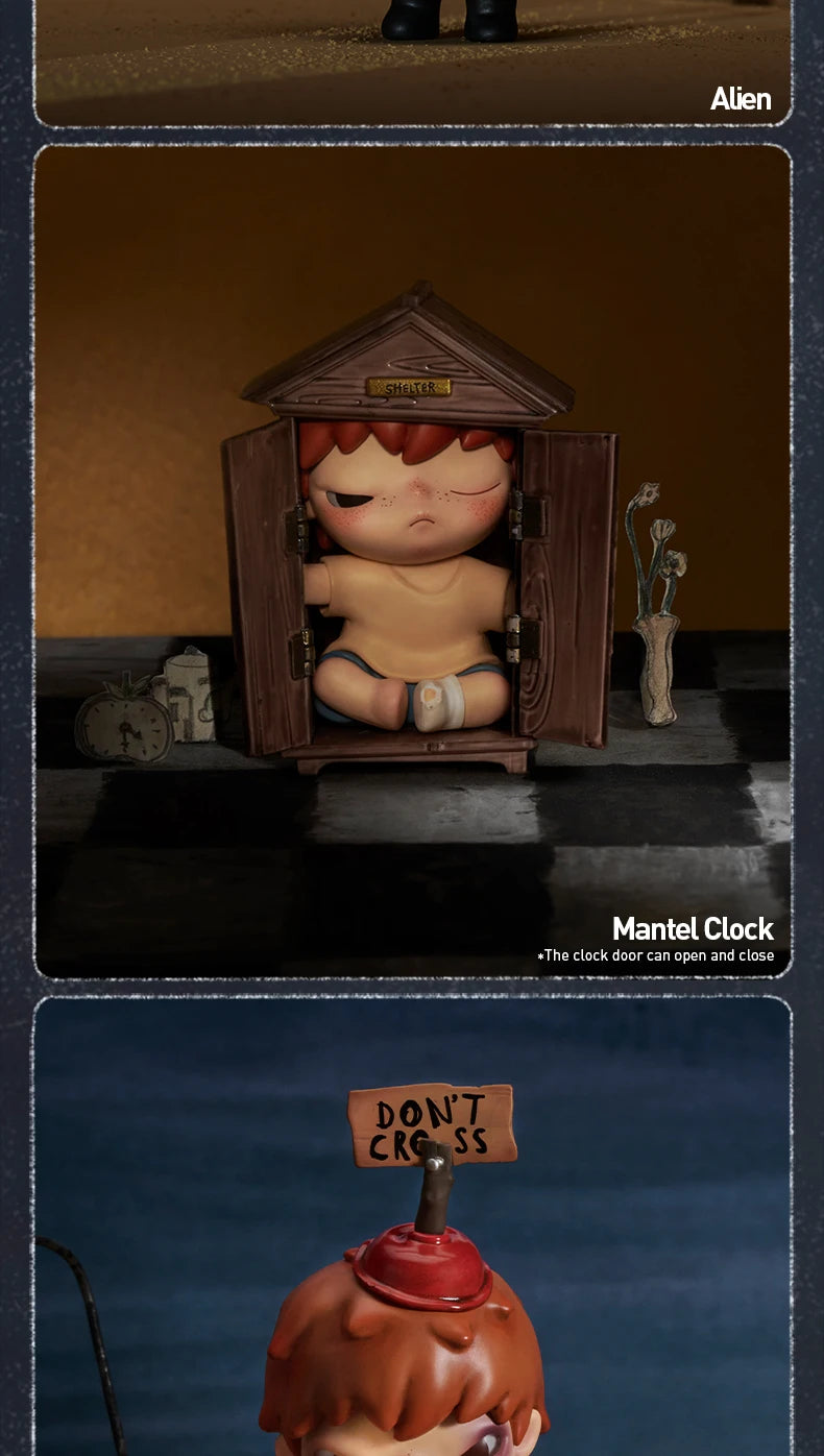 POP MART Hirono Shelter Series Blind Box Toys Kawaii Anime Action Figure Cartoon Model Surprise Box Mystery Box Home Decor