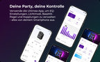 ULTIMEA 300W Portable Wireless Partybox Karaoke Speaker Bass Boost RGB APP Control IPX4 Powerful Outdoor Party Blutooth Speakers