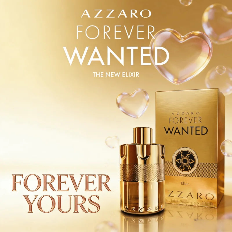 AZZARO Forever Wanted Elixir – 100ml (3.38 Fl Oz) Men’s Luxury Eau de Parfum, Sophisticated Scent for Daily & Special Moments