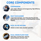 Portable Air Conditioner Mobile Air Cooler Dehumidifier With 24H Timer Remote Control EU Plug For Office Bedroom