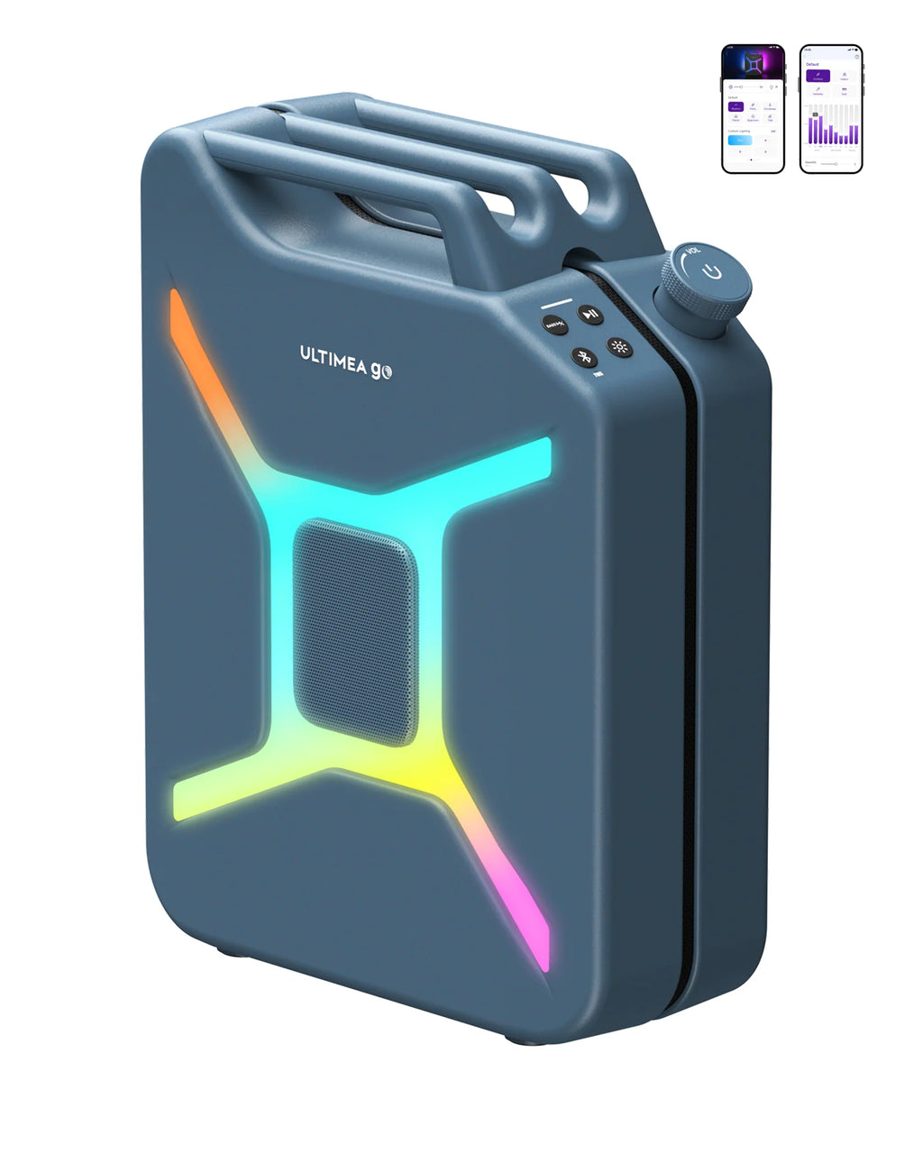 ULTIMEA 300W Portable Wireless Partybox Karaoke Speaker Bass Boost RGB APP Control IPX4 Powerful Outdoor Party Blutooth Speakers