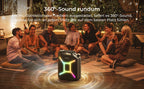 ULTIMEA 300W Portable Wireless Partybox Karaoke Speaker Bass Boost RGB APP Control IPX4 Powerful Outdoor Party Blutooth Speakers