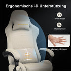 GTPLAYER Gaming chair Ergonomic Gaming armchair Desk chair PC Footrest loudspeaker Music Office chair up to 150kg