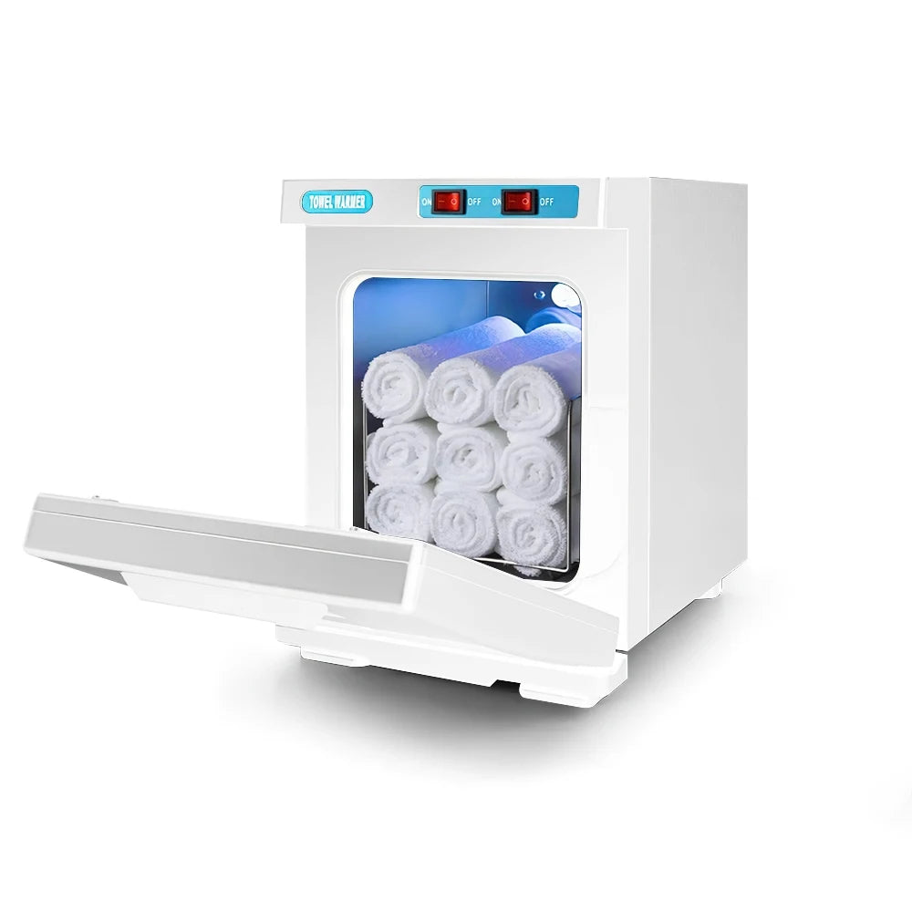 5L UV Hot Towel Warmer Cabinet 150W Hot Bath Towel Warmer with Aluminum Chamber Fast Heating for Facial Spa Hair Beauty Salon