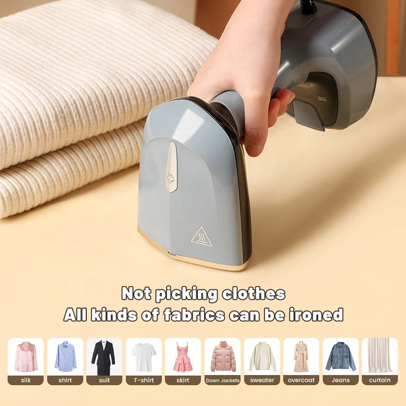 1500W Handheld Steam Hanging Iron Touch Screen Control 15 Seconds Fast Preheat 150ml Portable Home Small Fabric Clothes Steamer Secondary image