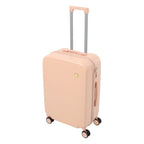 14 Inch & 24 Inch Combo Luggage, Small and Large Suitcases, Hard Shell Carry-on Luggage, Spinner Luggage with Cosmetic Carry On Bag, Lightweight Wear-resistant Luggage for Business and Holiday Travel, Pink