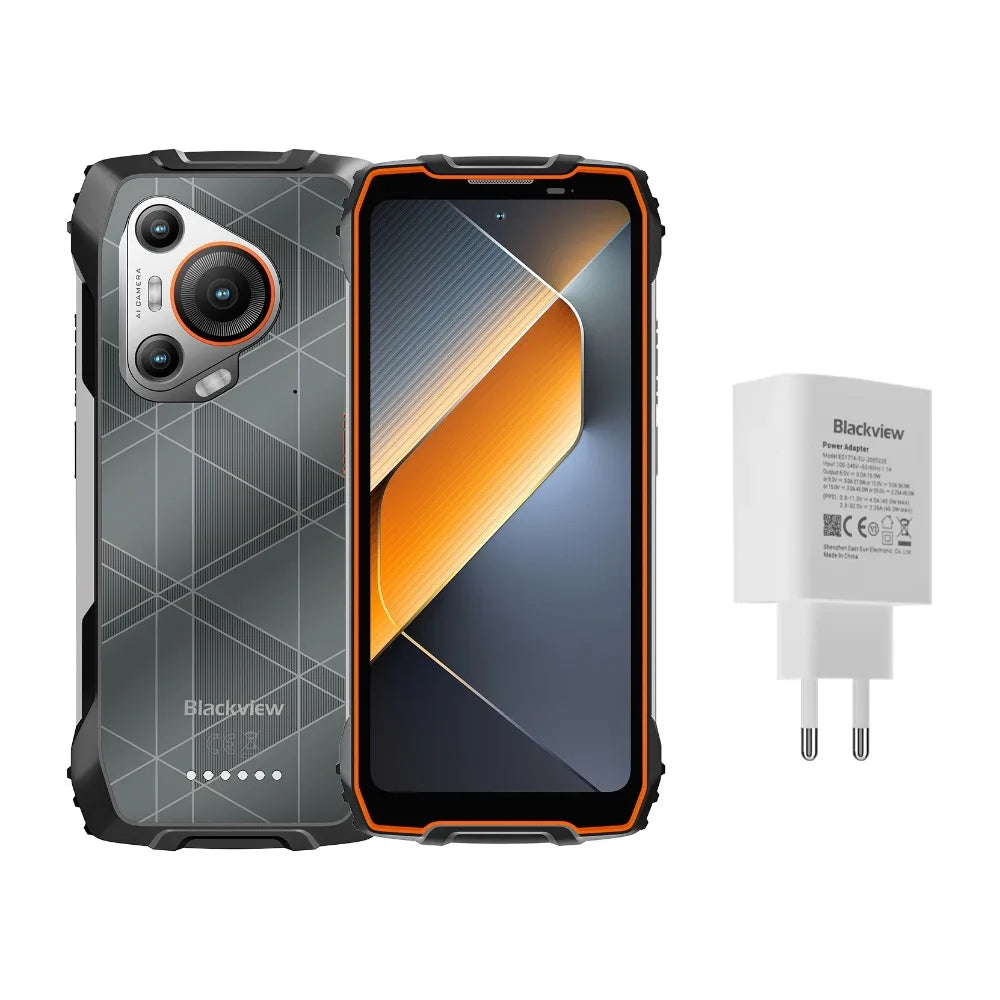 Blackview BL7000 AI 5G Rugged Phone Android 15, MTK 6300, 6.78" FHD+ 120Hz, 7500mAh/33W, Rugged Smartphone Dual SIM NFC/IP69K