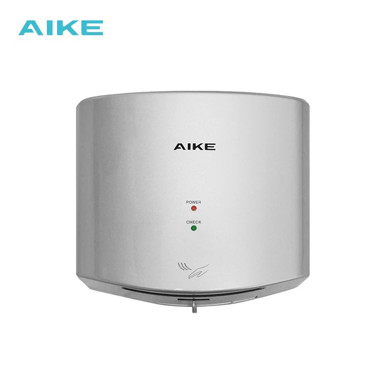 AIKE Bathroom Hands Dryer Wall Mounted Automatic High Speed Hands Dryer Commercial Smart Sensor Hands Drying Machine AK2630S