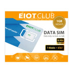 EIOTCLUB USA Prepaid SIM Card 1GB AT&T, T-Mobile, High Speed Network, Data-Only SIM for Phone Security Camera Router Hotspot