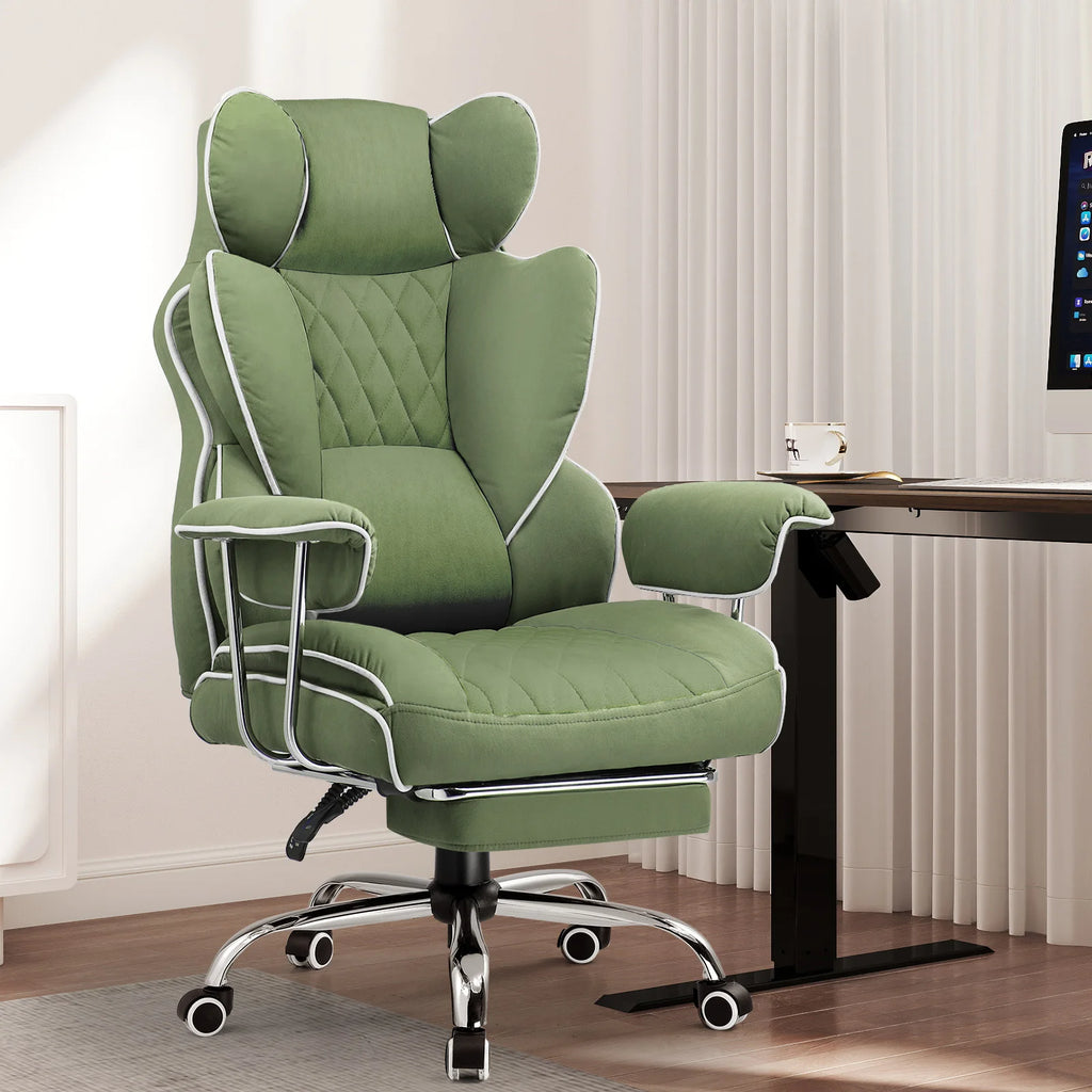 GTPLAYER Gaming chair office chair with pocket spring lumbar support, ergonomic and comfortable wide office computer chair