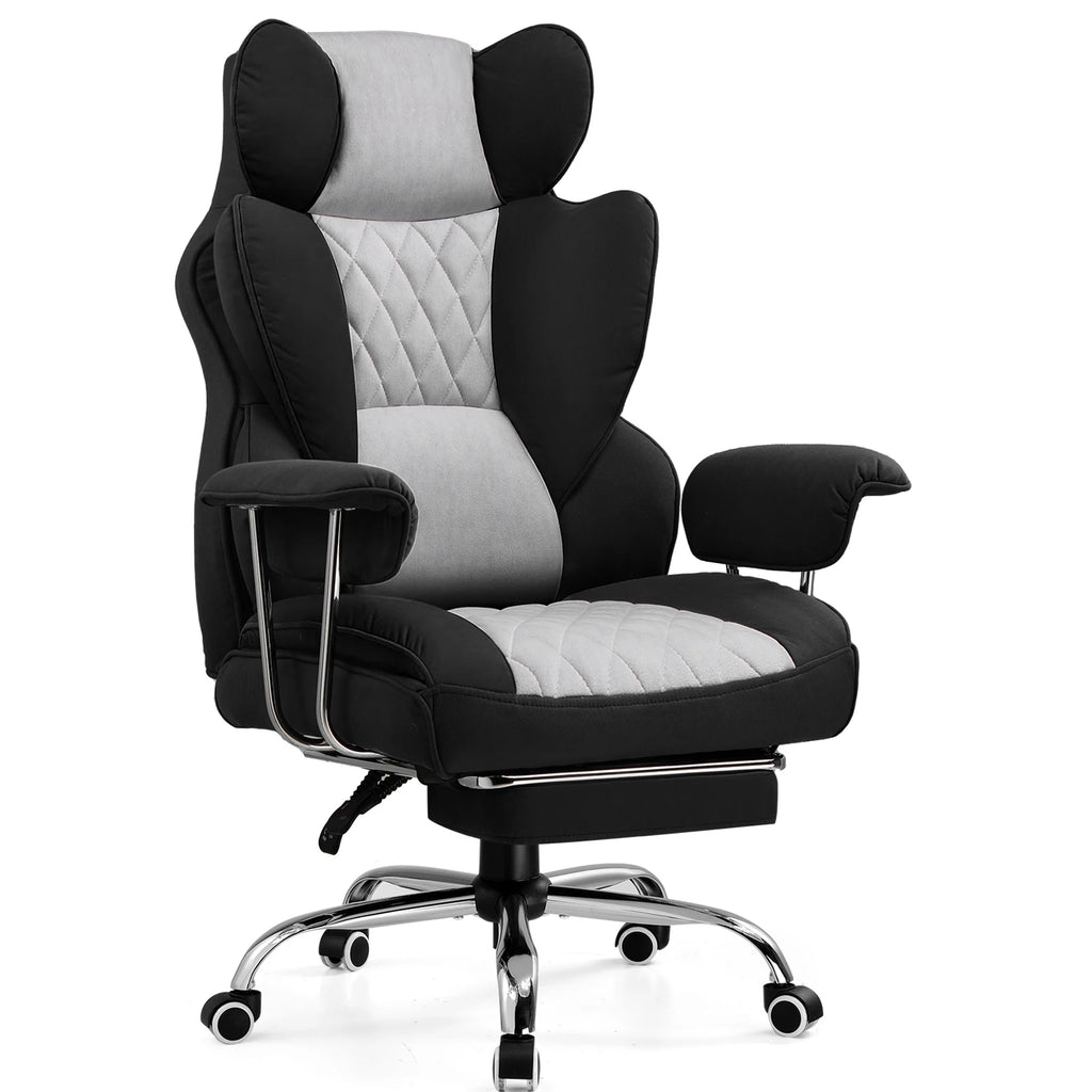 GTPLAYER Gaming chair office chair with pocket spring lumbar support, ergonomic and comfortable wide office computer chair