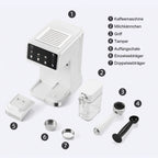 20 Bar Espresso machine with Automatic Milk Foaming System, All-in-One coffee maker machine for Latte, Cappuccino & Cold Brew