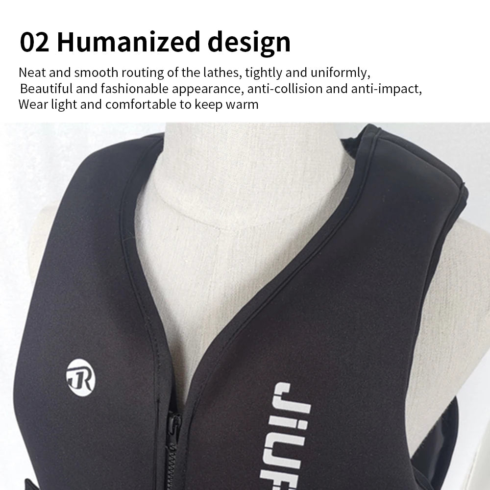 Neoprene Life Jacket for Adult Children New Water Sport Buoyancy Jacket Life Vest Swimming Boating Skiing Driving Vest Drifting