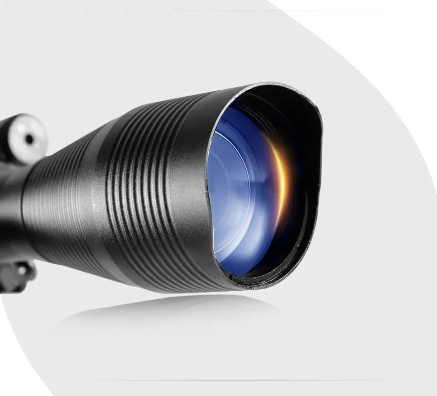 4-12x50 Scope Illuminated Rangefinder Reticle Rifle Holographic 4 Reticle Sight 20mm Red Grenn Laser For Hunting