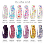 Nail Set With Nail Lamp Nail Dryer Nail Drill Machine Manicure Set Kit Poly Nail Gel Kit Polish Set Soak-off Nail Art Tools Sets