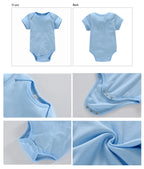 Baby Announcement See You In October Baby body Pregnancy Reveal Custom Romper Baby Shower Gift 100% Cotton