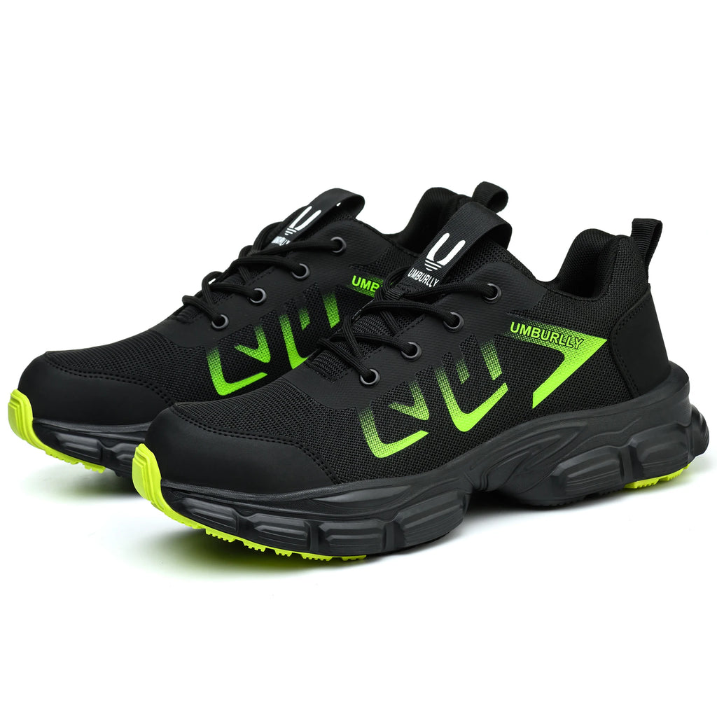 New Arrivals Orange Light Weight Steel Toe Brand MD Sole Fashion Sport Comfortable Breathable Work Safety Shoes for Men