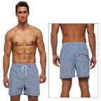 Escatch Brand Summer Mens Shorts Fashion Polyester Quick Dry Board Shorts Male Sport Gym Swimsuit Surf Swim Trunks For Man