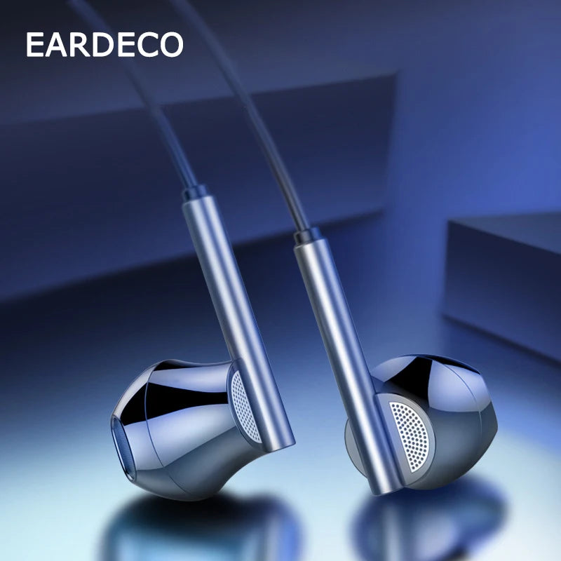 EARDECO 8 Cores Wired Headphones Earphones Bass In-ear Headphone with Mic Earphone Earbuds Mobile Phone Headset Dynamic Stereo Main image