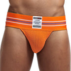 JOCKMAIL sexy men underwear jockstrap homme mens jockstrap underwear man thong jockstrap gay jock strap cotton Breathable white