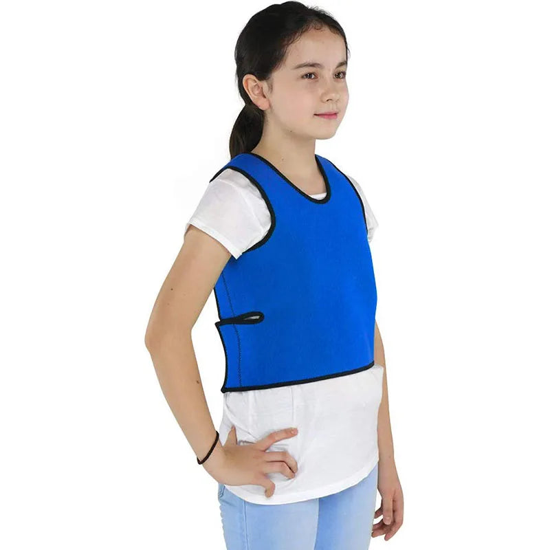 Sensory Deep Pressure Vest for Kids Comfort Compression Vest for Autism Hyperactivity Mood Processing Disorders Breathable