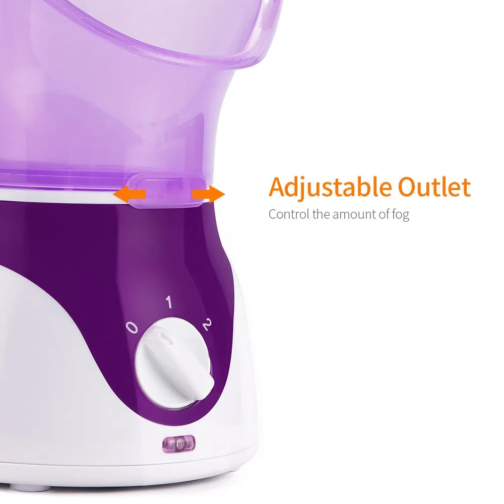 Face Steamer Facial Heating Sprayer Skin Moisturizing Pore Cleaner Facial Hot Fog Steamer Home Care Skin Humidifier SPA Machine