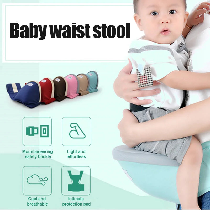 2026 New Baby Carrier Toddler Infant Hip Seat Travel Waist Seat Stool with Pocket baby travel accessories child pocket seat Main image