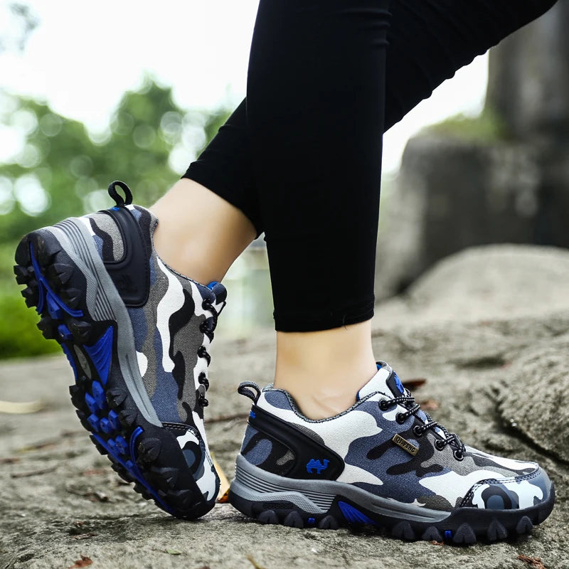 2025 Outdoor Hiking Shoes Summer Footwear Couple Men Women Trail Running Shoes Winter Camouflage Shoes Boys Atacs Camo Mountain