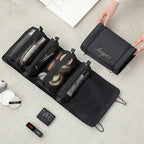 4 in 1 Cosmetic Bag For Women Zipper Mesh Separable Cosmetics Pouch Ladies Foldable Nylon Bag Rope Makeup Bag Kosmetyczka