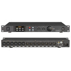 Paulkitson A808 Processor Digital Professional Audio Processor 8 In 8Out 32Bit DSP 7Band EQ Equalizer WIFI  USB Without Noise