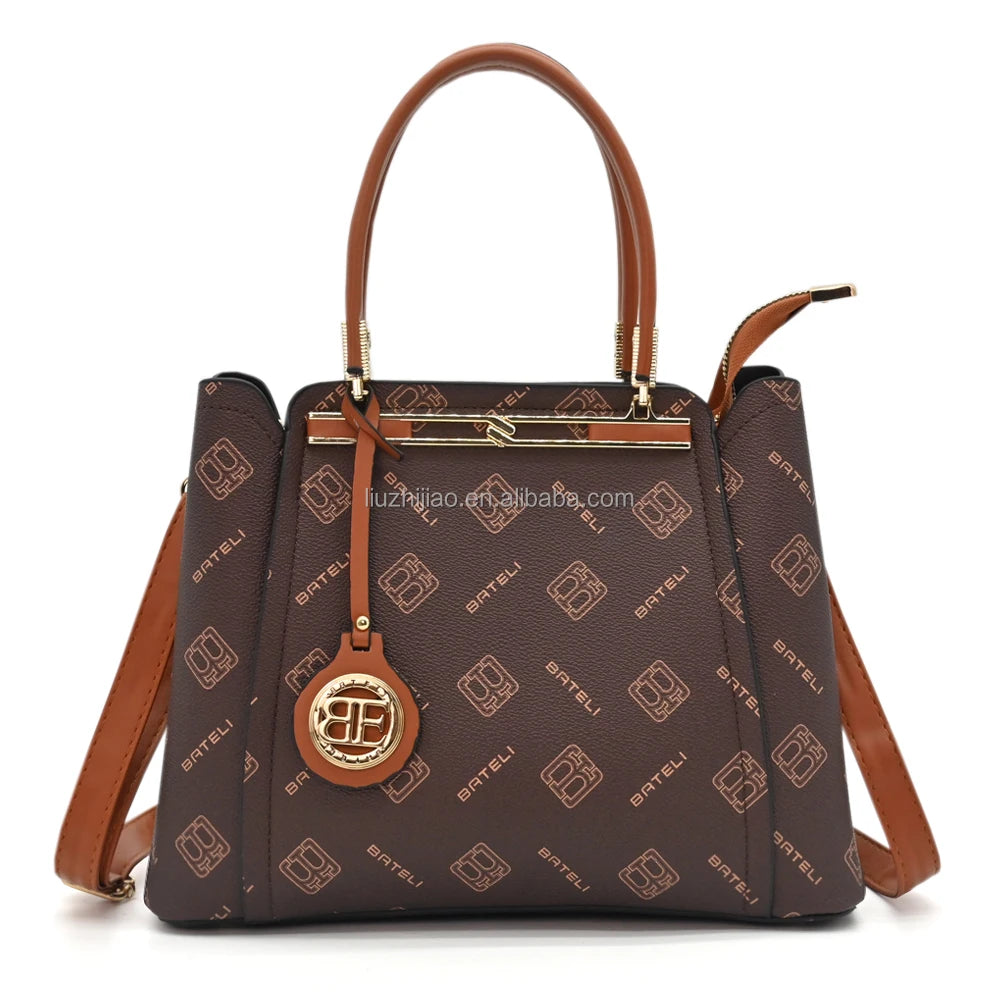 New Fashionable Low Price Womens Handbag Large Capacity Texture Versatile Single Shoulder Crossbody Bag Practical Mom Bag