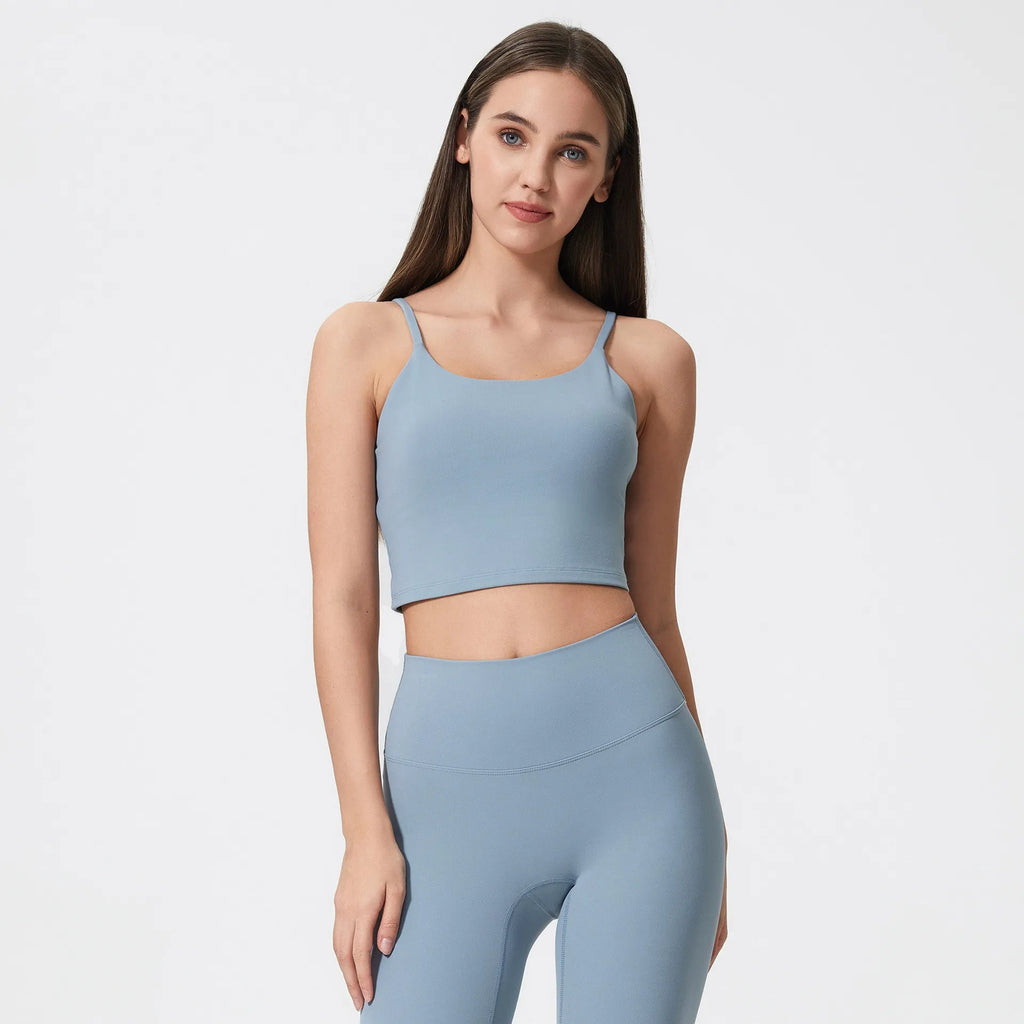Women's Longline Sports Bra Wirefree Padded