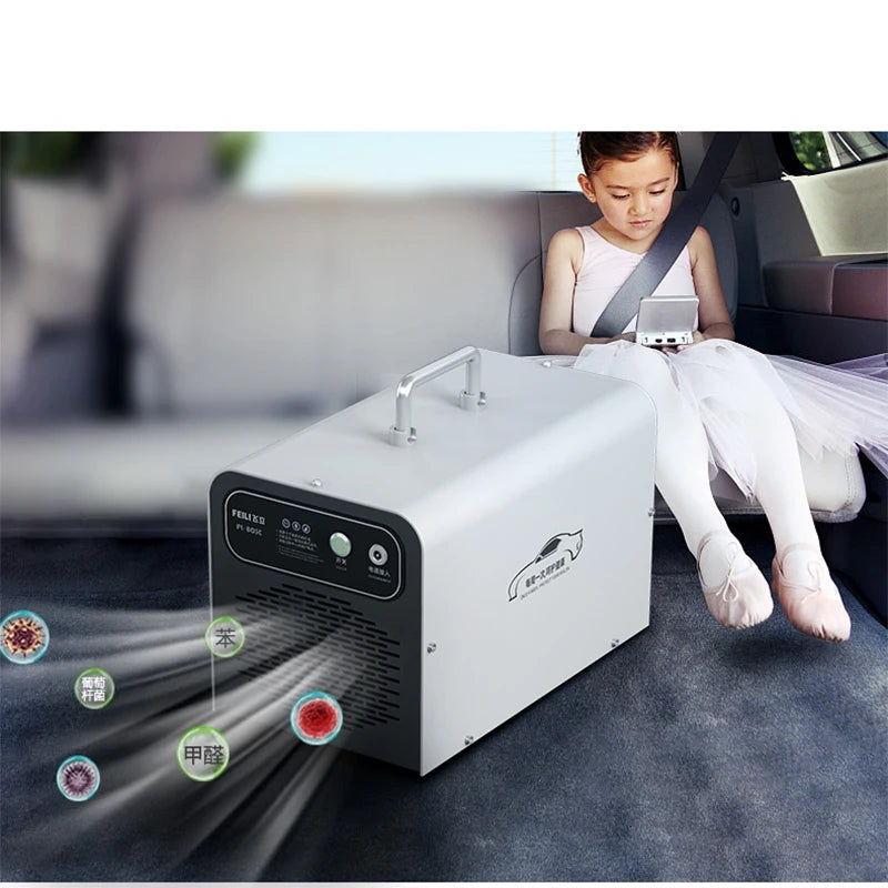 Automobile ozone sterilization machine, vehicle intelligent removal of formaldehyde, smoke odor, disinfection and sterilization Main image