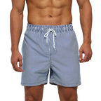 Escatch Brand Summer Mens Shorts Fashion Polyester Quick Dry Board Shorts Male Sport Gym Swimsuit Surf Swim Trunks For Man