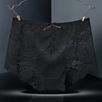 7Pcs Cotton Women's underwear lace transparent panties comfortable antibacterial plus size pants female sexy lingerie
