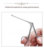 Medical Ear Wax Pick Tongs With lights Earwax Remover Micro Alligator Crocodile Forceps Earpick Ear Nose Cleaning