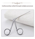 Medical Ear Wax Pick Tongs With lights Earwax Remover Micro Alligator Crocodile Forceps Earpick Ear Nose Cleaning