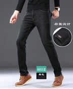 Su Lee Men's Jeans Spring and Summer New Straight Loose Business Elastic Versatile Long Pants Men's Cross-Border Men's Pants