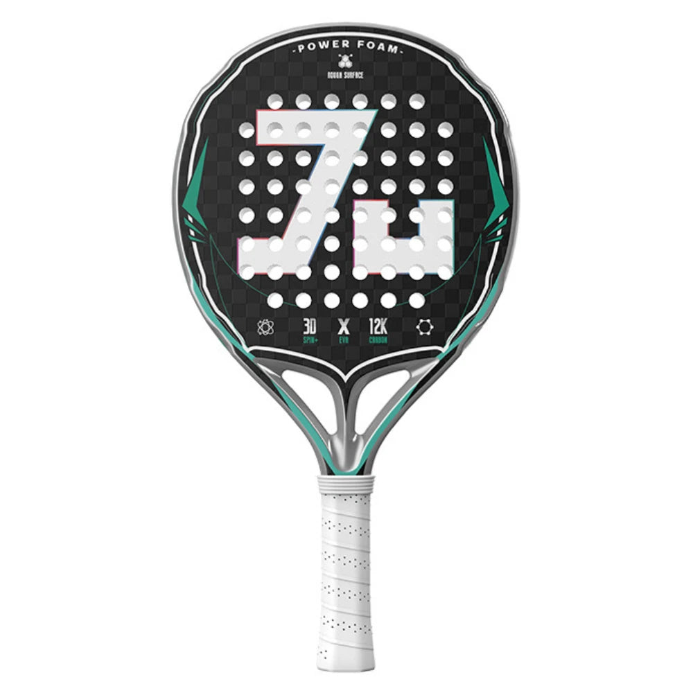 2025 Padel Tennis Racket 12K Carbon Fiber EVA Memory for Beginner High Quality Balance Padel Paddle Round Shape Padel Racquets Image principale du produit