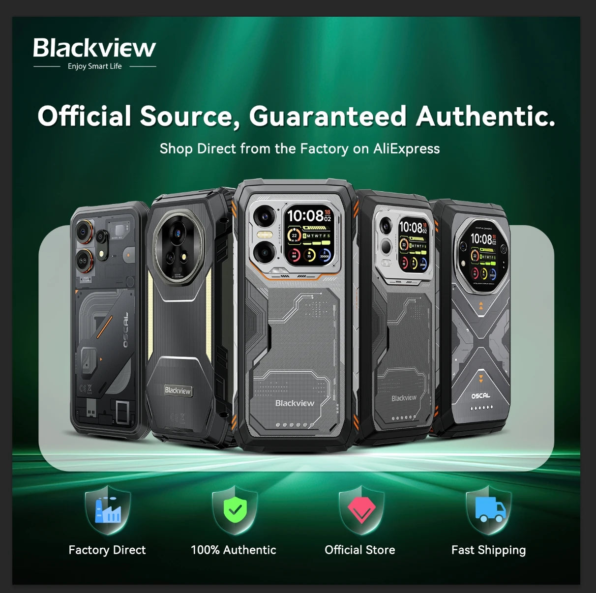 Blackview OSCAL PILOT 5 5G mobile phones AI Rugged Smartphone UNISOC T8100 6.67" 2.4K Display 120Hz, 8GB 256GB, 15000Amh Phones