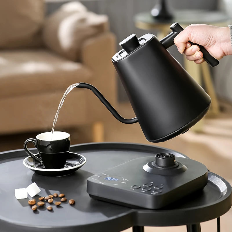 Electric Gooseneck Kettle 1000ML  Hand Brew Coffee Tea 1200W Pot Smart Teapot Temperature Control Pot Rapid Heating Kettle 220v Main image