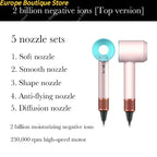 New Super Hair Dryer 220V Leafless Hair Dryer Personal Hair Care Styling Negative Ion Tool Schedule Negative Ion Electric Dryer