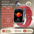 New Health Watch Uric Acid Blood Pressure Blood oxygen Body Analysis Body Fat SmartWatch ECG+PPG Bluetooth call Clock Women Men