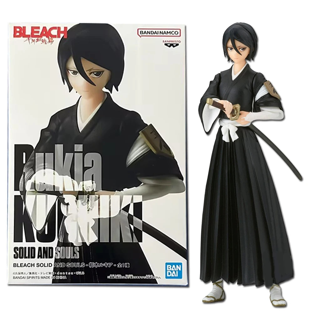 18.5cm Anime BLEACH Kuchiki Rukia Action Figure Collectible Model Toys Japanese Dolls Desktop Decorations PVC Standing Figures Main image