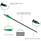 Carbon Crossbow Arrow with Replaced Arrowhead, Archery Bolts, Shooting Accessories, Hunting, ID8.8, OD7.6, 20"