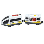 Wooden Train Toys Train Track Magnetic Set Electric Car Locomotive Diecast Slot Fit All Wood Brand Biro Railway Tracks For Kids