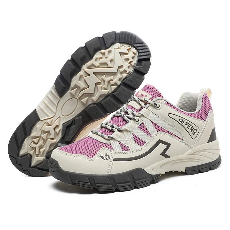 2025 Hiking Shoes Men Women Mesh Sneakers Breathable Fashion Mountain Shoes Boy Spring Autumn Summer Work Shoes Outdoor Trekking